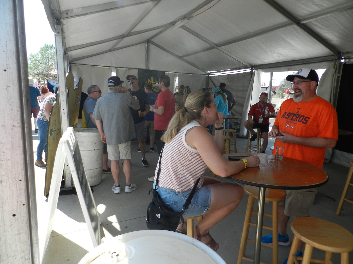 Warm weather and cold beverages made for a good time for those attending the Wild West Brew Fest at Typhoon Texas.